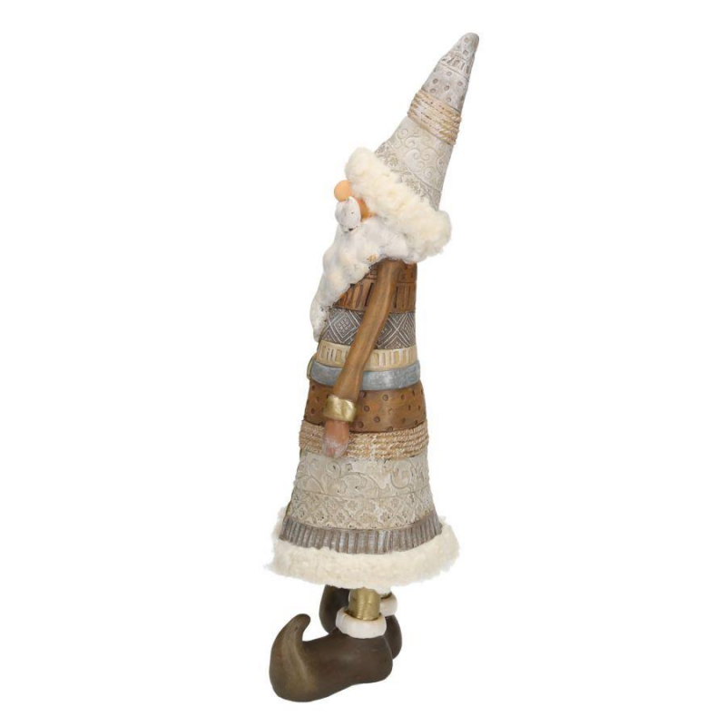 Babbo natale resina statua cm 12x10h34