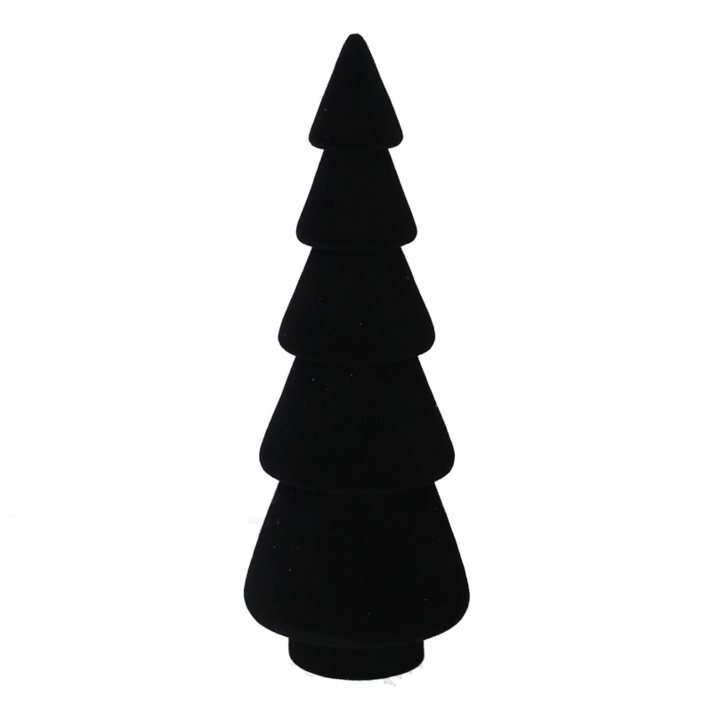 Albero legno e velluto nero cm ø9h25