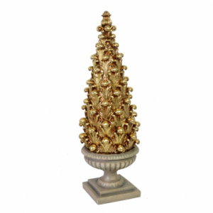 Albero resina oro cm 18x18h52,7