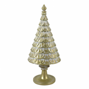 Albero resina oro cm 10x7h23,5