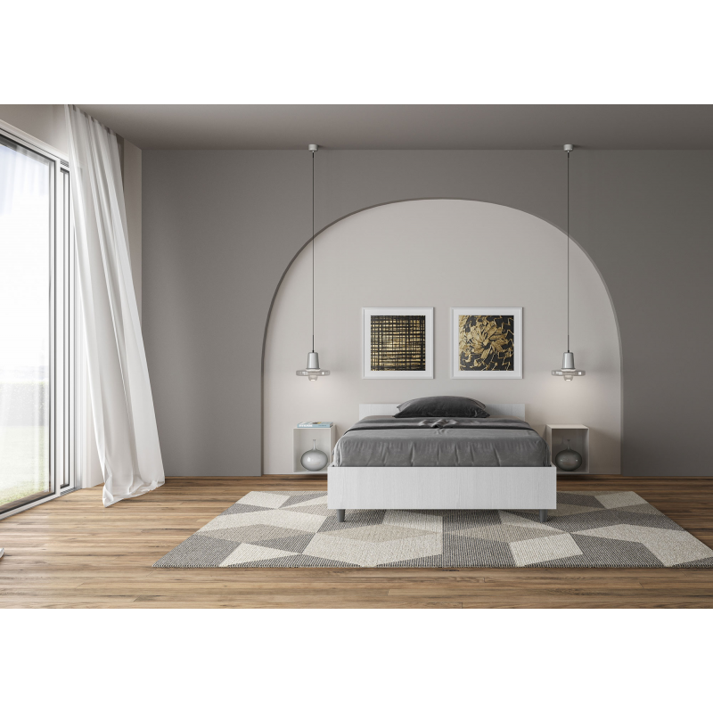 Letto 1 piazza e mezza 120x200 cm Nuamo