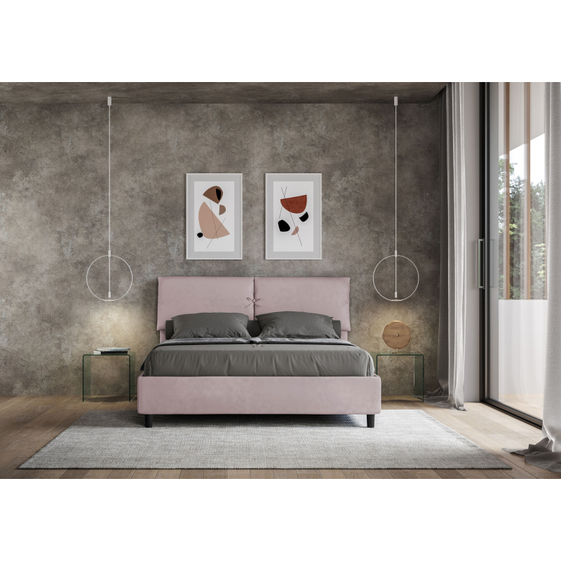 Letto imbottito Matrimoniale 160x200 cm Mados