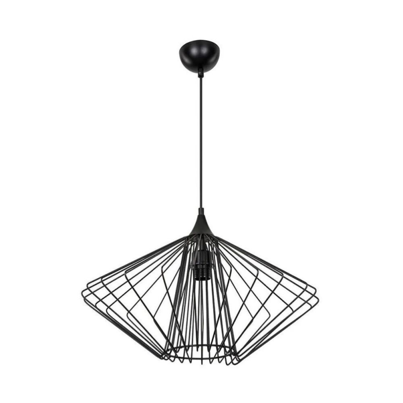 Lampada a sospensione Arona ASZ1360 filo metallico nero