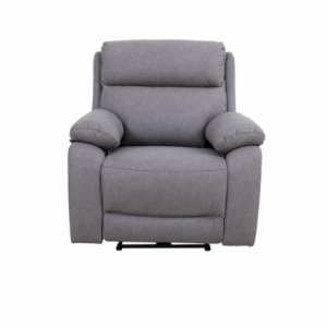 Zoom Poltrona Siviglia recliner elettrico Nabuk light grey